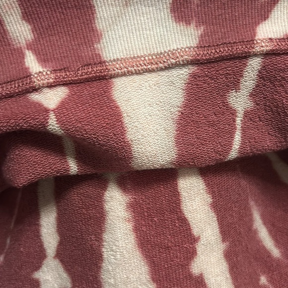 Kickoff Shop dark mauve and off white long-sleeve winter football sweatshirt - Picture 8 of 8